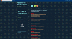 Desktop Screenshot of edu-recursos2.blogspot.com