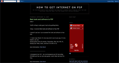 Desktop Screenshot of howtogetinternetonpsp.blogspot.com