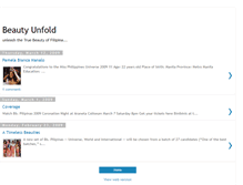 Tablet Screenshot of beautyunfold.blogspot.com