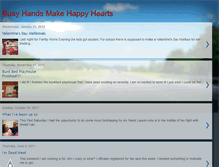 Tablet Screenshot of busyhandsmakehappyhearts.blogspot.com
