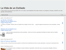 Tablet Screenshot of lavidadeunexiliado.blogspot.com