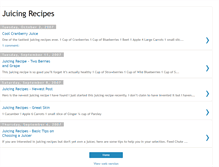 Tablet Screenshot of juicingrecipe.blogspot.com