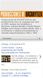 Mobile Screenshot of produccionesdehachaytiza.blogspot.com