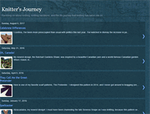 Tablet Screenshot of knittersjourney.blogspot.com
