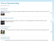 Tablet Screenshot of ifarhana.blogspot.com