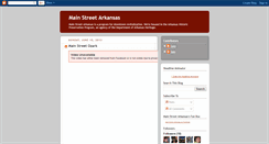 Desktop Screenshot of mainstreetarkansas.blogspot.com