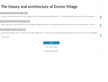 Tablet Screenshot of encinovillageheritageassociation.blogspot.com