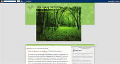 Desktop Screenshot of concienciabiosferica.blogspot.com