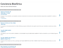 Tablet Screenshot of concienciabiosferica.blogspot.com