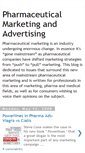 Mobile Screenshot of pharmamarketingandadvertising.blogspot.com