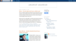 Desktop Screenshot of ahadiat65.blogspot.com