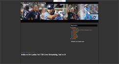 Desktop Screenshot of indiavsenglandlivestreaming.blogspot.com