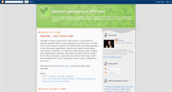 Desktop Screenshot of maestrosrpgadventures.blogspot.com