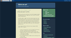 Desktop Screenshot of diariodosurf.blogspot.com