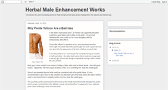 Desktop Screenshot of herbal-male-enhancement-works.blogspot.com