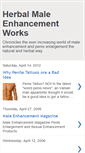 Mobile Screenshot of herbal-male-enhancement-works.blogspot.com