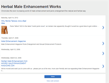 Tablet Screenshot of herbal-male-enhancement-works.blogspot.com