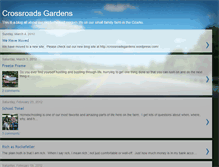 Tablet Screenshot of crossroadsgardens.blogspot.com