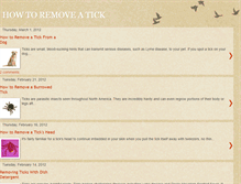 Tablet Screenshot of how-to-remove-a-tick.blogspot.com