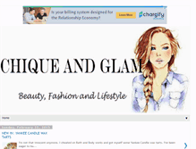 Tablet Screenshot of chiqueandglam101.blogspot.com