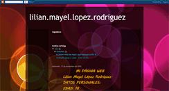 Desktop Screenshot of lilianmayellopezrodriguez.blogspot.com