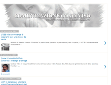 Tablet Screenshot of comunicazionecondiviso.blogspot.com