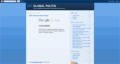 Desktop Screenshot of globalpolitix.blogspot.com