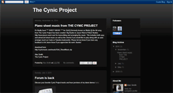 Desktop Screenshot of cynicmusic.blogspot.com