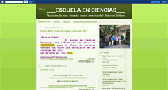 Desktop Screenshot of escuelaenciencias.blogspot.com
