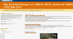 Desktop Screenshot of blstorage.blogspot.com