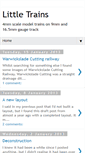 Mobile Screenshot of littletrains.blogspot.com