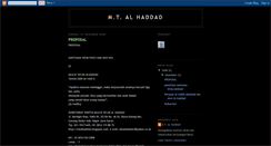 Desktop Screenshot of mtalhaddad.blogspot.com