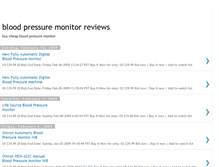 Tablet Screenshot of bloodpressuremonitorreviews.blogspot.com