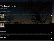 Tablet Screenshot of budgethunting.blogspot.com