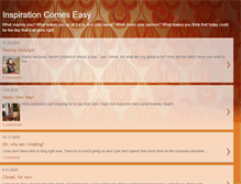 Tablet Screenshot of easyinspiration.blogspot.com