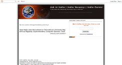 Desktop Screenshot of indiajobsvacancy.blogspot.com