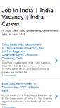 Mobile Screenshot of indiajobsvacancy.blogspot.com