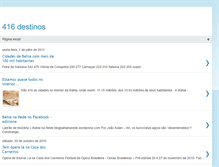 Tablet Screenshot of 416destinos.blogspot.com