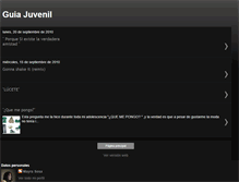 Tablet Screenshot of guiajuvenil2050.blogspot.com