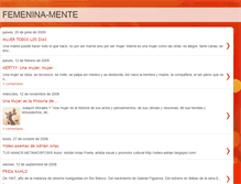 Tablet Screenshot of mujer-femenina-mente.blogspot.com