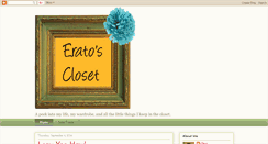 Desktop Screenshot of eratoscloset.blogspot.com