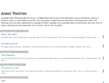 Tablet Screenshot of aneespoetries.blogspot.com