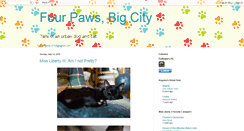 Desktop Screenshot of fourpawsbigcity.blogspot.com