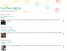 Tablet Screenshot of fourpawsbigcity.blogspot.com