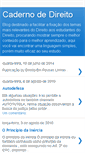 Mobile Screenshot of caderno-de-direito.blogspot.com