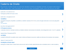 Tablet Screenshot of caderno-de-direito.blogspot.com