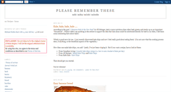 Desktop Screenshot of pleaserememberthese.blogspot.com