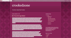 Desktop Screenshot of crookedzone.blogspot.com