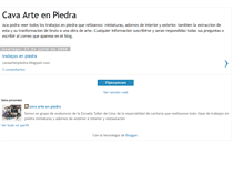 Tablet Screenshot of cavaartenpiedra.blogspot.com