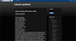 Desktop Screenshot of closetsystem-s.blogspot.com